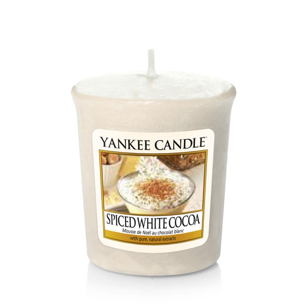 Yankee Candle Spiced White Cocoa Votive Candle £1.39